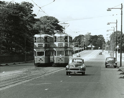 Trams at Auchenshuggle