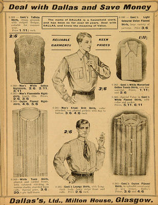 Dallas's Catalogue, 1915