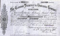 Share certificate