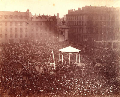 Laying the foundation stone