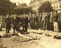 Laying a wreath