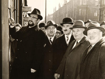 Opening of the Hebrew Burial Society Office