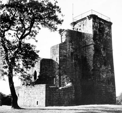 Crookston Castle, 1955