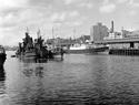 Bucket dredger and Hopper, 1955