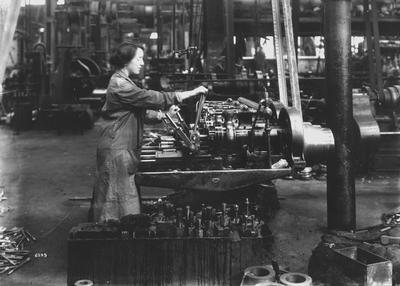 Machine Shop, Linthouse Shipyard, 1916